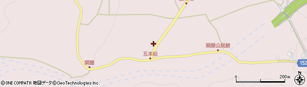 愛媛県西条市丹原町関屋244周辺の地図