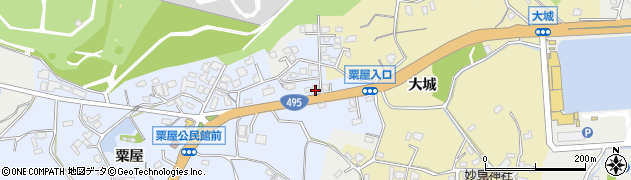 福岡県遠賀郡芦屋町粟屋978周辺の地図