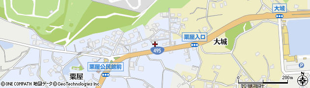 福岡県遠賀郡芦屋町粟屋981周辺の地図