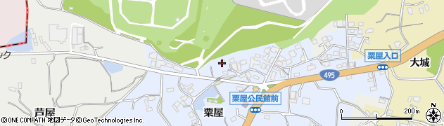福岡県遠賀郡芦屋町粟屋1180周辺の地図