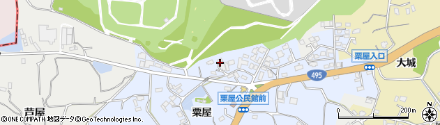福岡県遠賀郡芦屋町粟屋1177周辺の地図