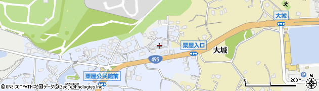 福岡県遠賀郡芦屋町粟屋982周辺の地図