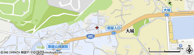 福岡県遠賀郡芦屋町粟屋985周辺の地図