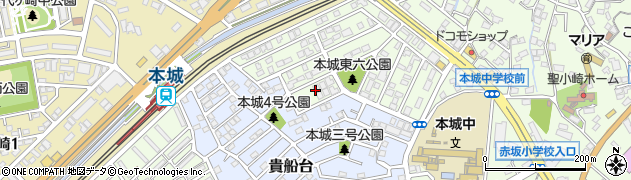 レオパレス本城東三番館周辺の地図