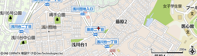 竹藩周辺の地図