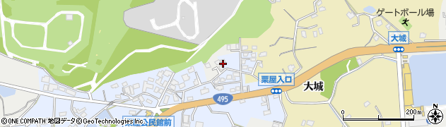 福岡県遠賀郡芦屋町粟屋1006周辺の地図