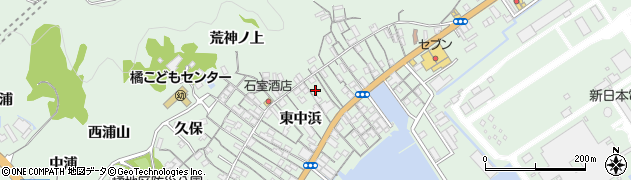 徳島県阿南市橘町東中浜78周辺の地図