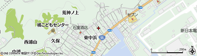 徳島県阿南市橘町東中浜62周辺の地図