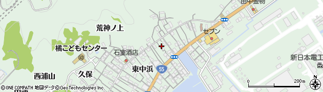 徳島県阿南市橘町東中浜47周辺の地図