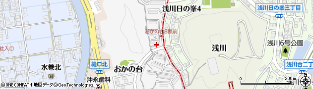 福岡県遠賀郡水巻町おかの台8周辺の地図