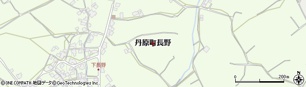 愛媛県西条市丹原町長野周辺の地図