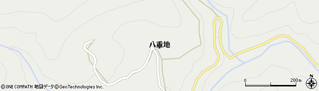 徳島県上勝町（勝浦郡）旭（八重地）周辺の地図