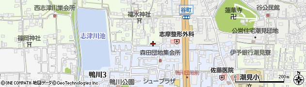 愛媛県松山市志津川町1012周辺の地図