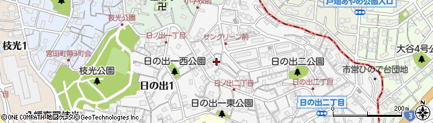 福岡県北九州市八幡東区日の出周辺の地図