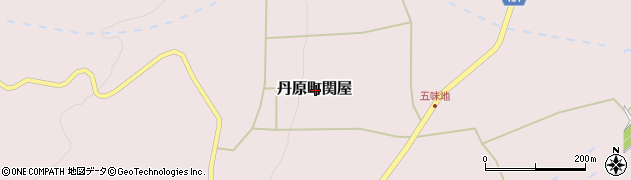 愛媛県西条市丹原町関屋周辺の地図