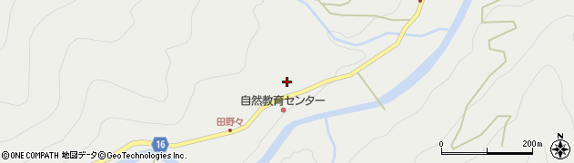 徳島県上勝町（勝浦郡）旭（中村）周辺の地図
