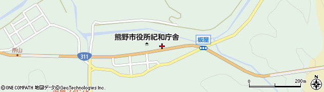 熊野商工会議所紀和支所周辺の地図