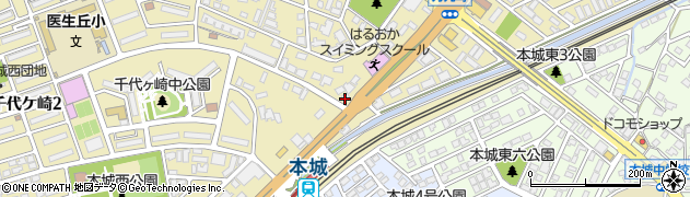 城下町 本城店周辺の地図