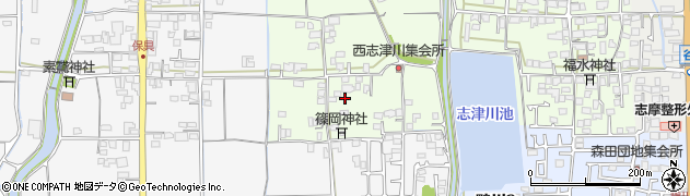 愛媛県松山市志津川町300周辺の地図