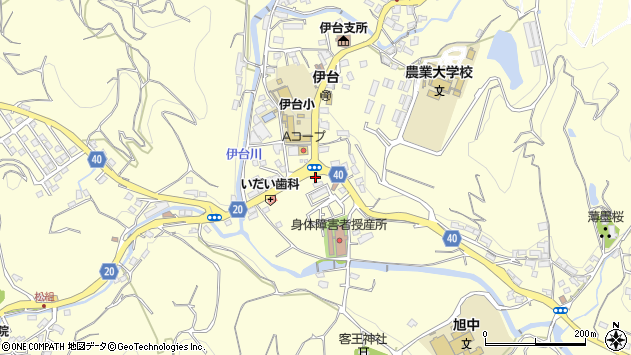 〒791-0112 愛媛県松山市下伊台町の地図