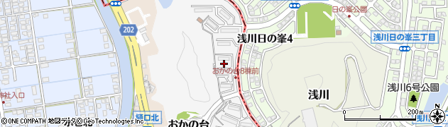 福岡県遠賀郡水巻町おかの台6周辺の地図
