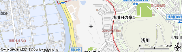 福岡県遠賀郡水巻町おかの台40周辺の地図