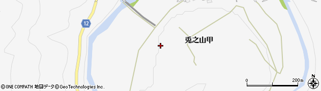 愛媛県西条市兎之山甲93周辺の地図