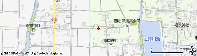 愛媛県松山市志津川町341周辺の地図
