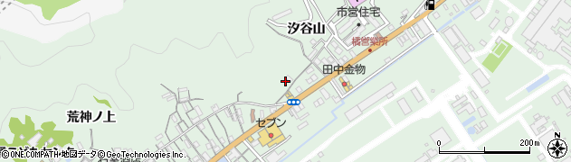 徳島県阿南市橘町汐谷山周辺の地図