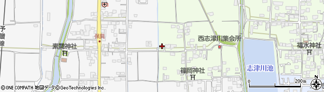 愛媛県松山市志津川町334周辺の地図