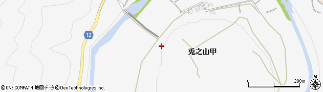 愛媛県西条市兎之山甲97周辺の地図