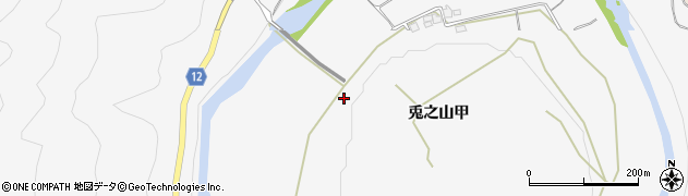 愛媛県西条市兎之山甲96周辺の地図