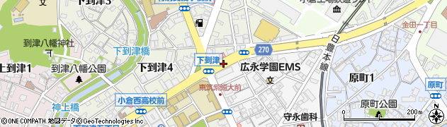 金田陸橋西周辺の地図