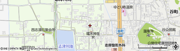 愛媛県松山市志津川町79周辺の地図
