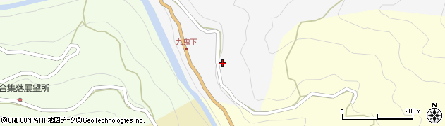 徳島県三好市東祖谷落合402周辺の地図