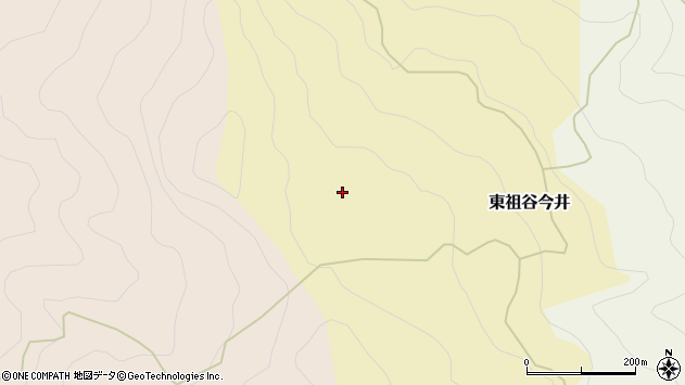 〒778-0206 徳島県三好市東祖谷今井の地図