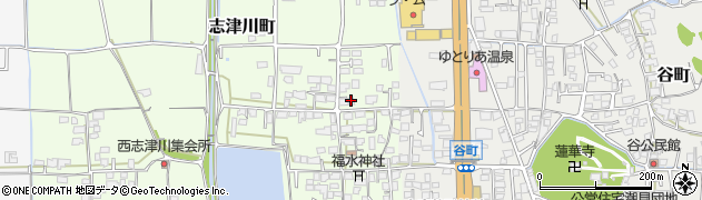愛媛県松山市志津川町98周辺の地図