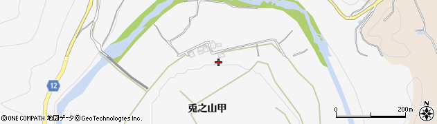 愛媛県西条市兎之山甲201周辺の地図