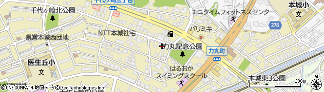 福岡県北九州市八幡西区力丸町周辺の地図