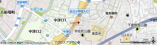 ソレイユ 中津口店周辺の地図