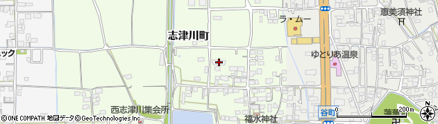 愛媛県松山市志津川町130周辺の地図