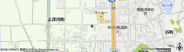 愛媛県松山市志津川町148周辺の地図