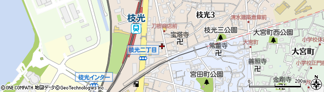 八幡枝光郵便局 ＡＴＭ周辺の地図