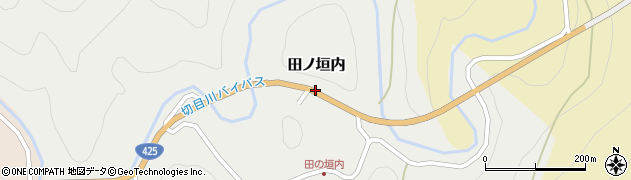 和歌山県印南町（日高郡）田ノ垣内周辺の地図
