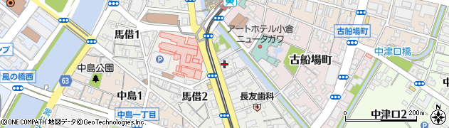南日本銀行小倉支店周辺の地図