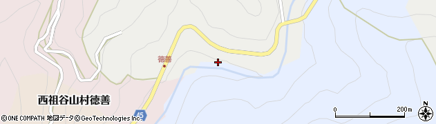 徳島県三好市西祖谷山村西岡31周辺の地図