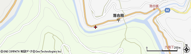 徳島県三好市東祖谷落合730周辺の地図