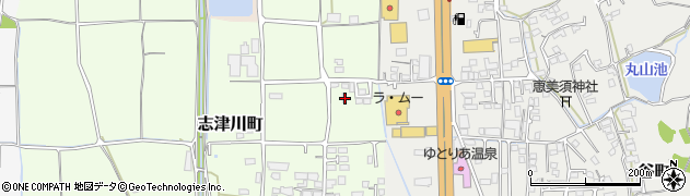 愛媛県松山市志津川町155周辺の地図