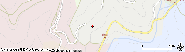 徳島県三好市西祖谷山村西岡68周辺の地図