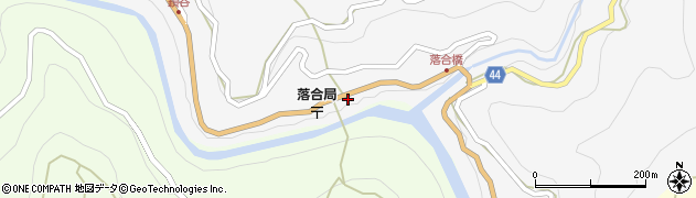 徳島県三好市東祖谷落合412周辺の地図